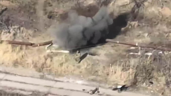 Ukrainian special forces post video of Russian infantry being targeted by drones