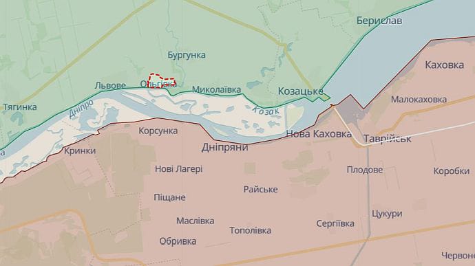 Russian forces shell Olhivka, Kherson Oblast, injuring 2 women