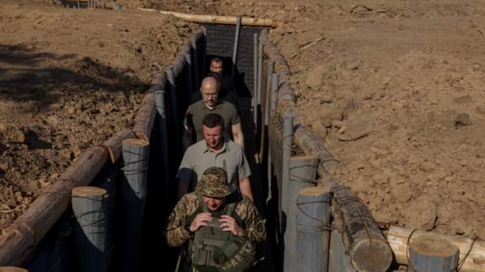 Ukraine's Prime Minister: Defence fortifications in Kherson Oblast 97% complete – photos