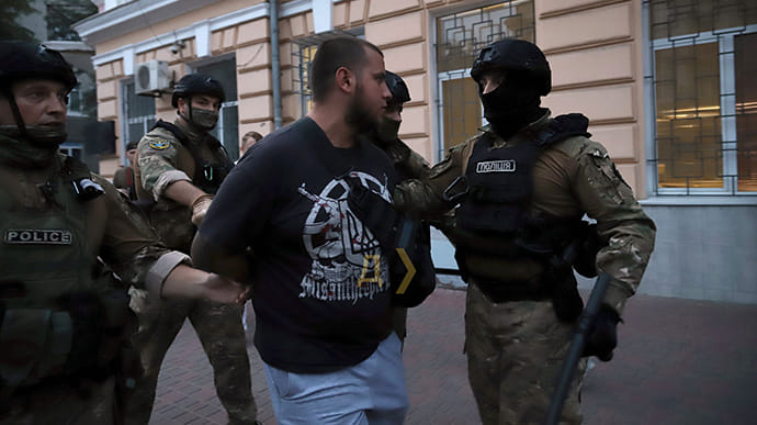 Столкновения националистов и полиции в Одессе: 51 задержанный, 29 пострадавших 