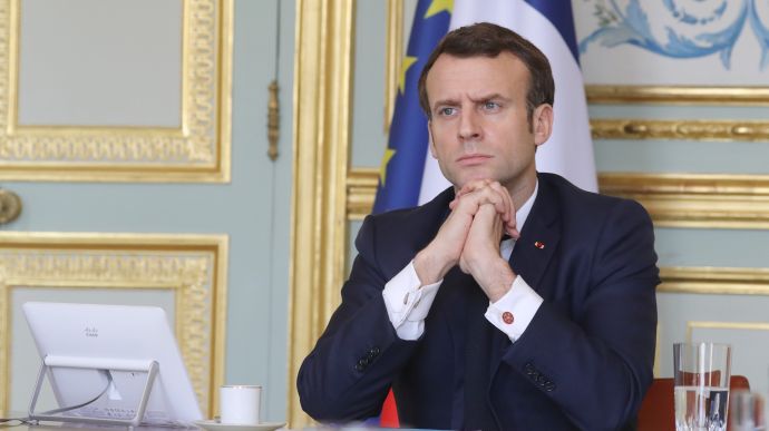 Macron criticises Putin for “moral and political cynicism”