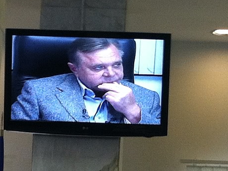 Кириченко во время допроса. Фото УП