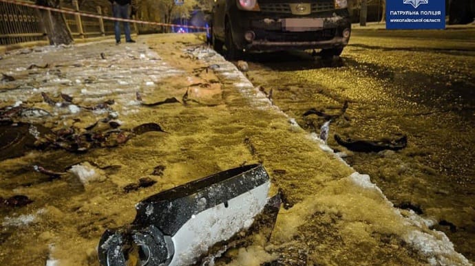 Пьяный водитель сбил патрульную и пытался бежать с места ДТП в Николаеве
