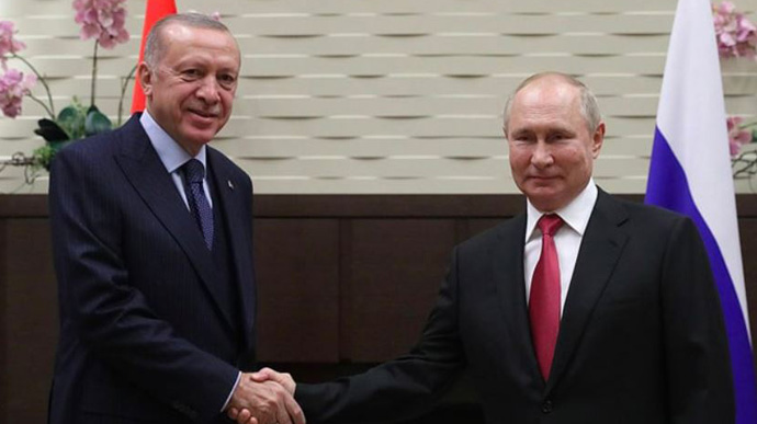 Ердоган погодився частково платити за російський газ у рублях