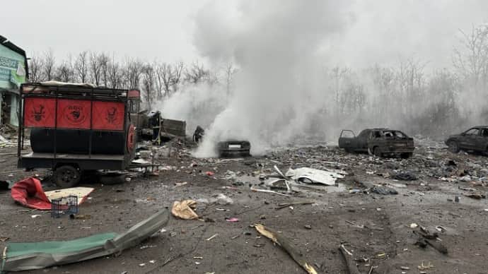 the consequences of Bilytsky's shelling, photo: Suspilne Donbas