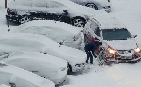 У Києві прогнозують до 10 см снігу 