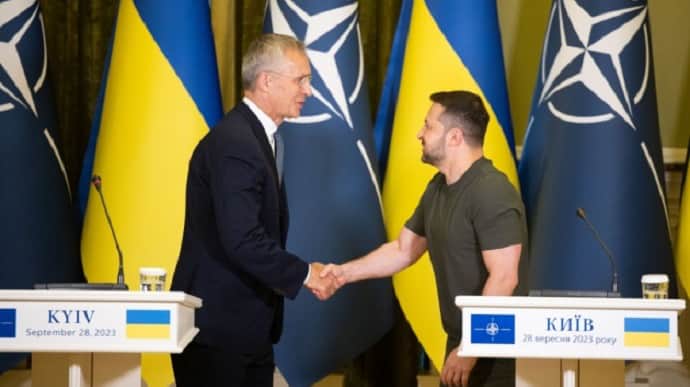 Zelenskyy and Stoltenberg in Kyiv discuss strengthening air defence before winter