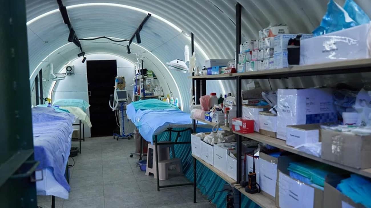 Ukraine opens first underground hospital for injured soldiers