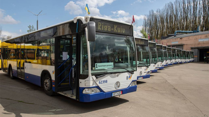 11 автобусів від Риги вийдуть на маршрути Києва 1 жовтня – Кличко 	
