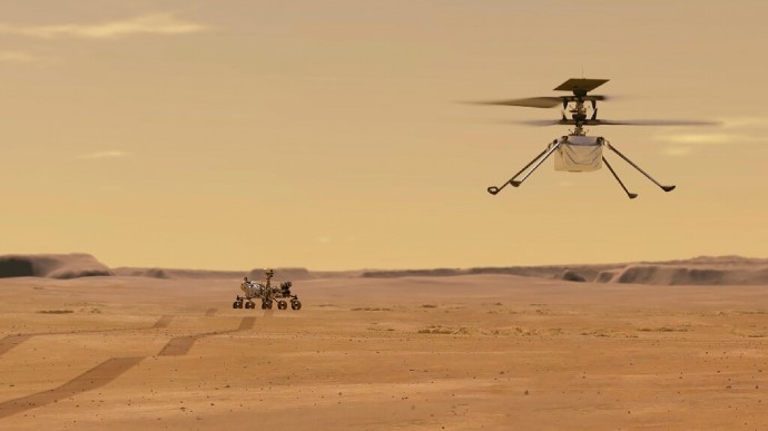 Вертолет-дрон NASA совершит 13-й полет на Марсе
