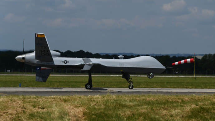 Безпілотник США MQ-9 Reaper вперше приземлився в цивільному аеропорту Європи