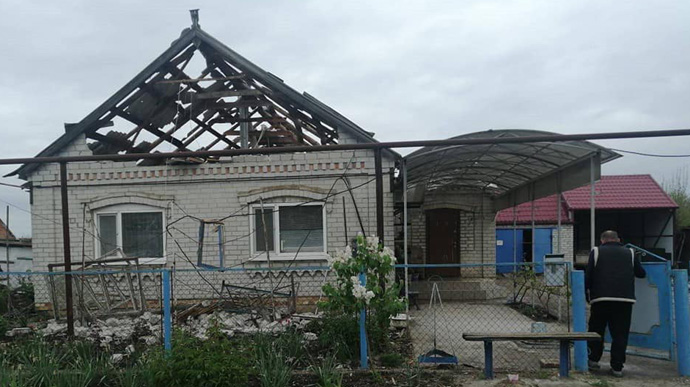 In Huliaipole, the occupiers damaged residential buildings as a result of an armed attack
