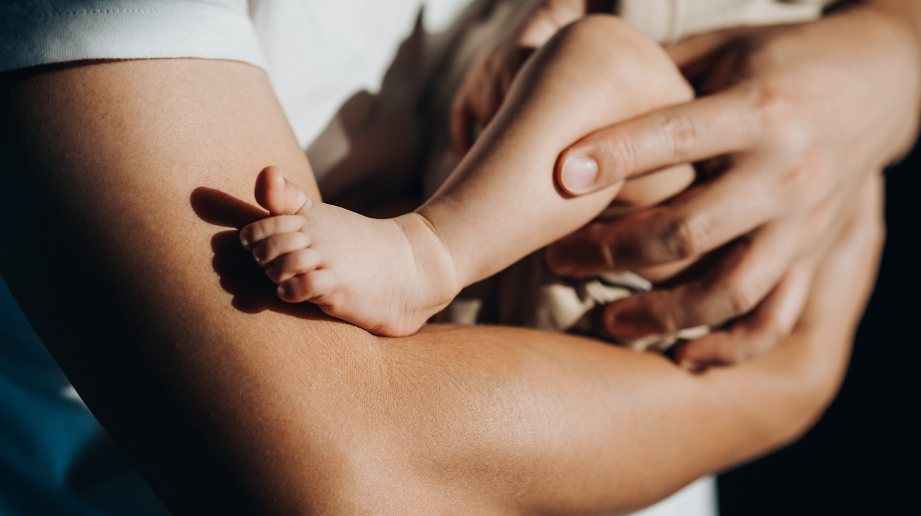 Young couple with baby are brought back to Ukraine from occupied territories