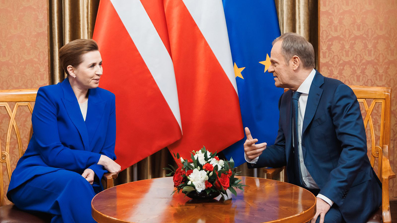 Polish and Danish Prime Ministers talk about creating an Iron Dome for Europe