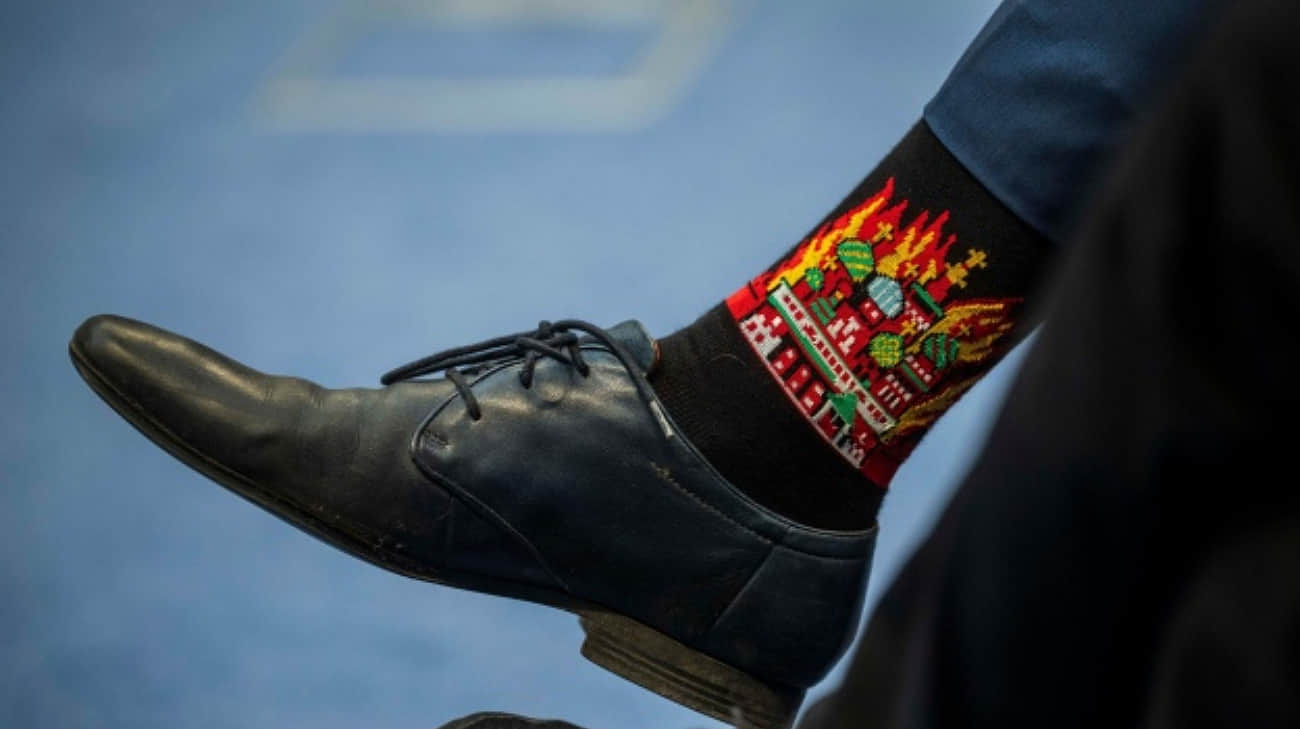 The Czech official to meet with Zelensky put on a sock with a burning Kremlin: in the Russian Federation  » burned  »  »