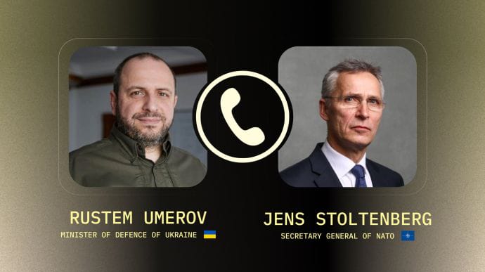 Ukraine's new defence minister speaks with Stoltenberg and Borrell for first time