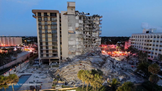 Обвал біля Маямі: кількість загиблих зросла до 94