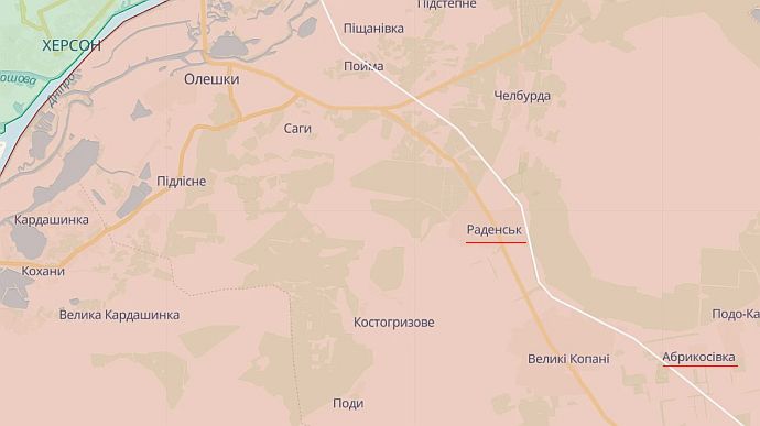 Resistance forces blow up railway in occupied Kherson Oblast