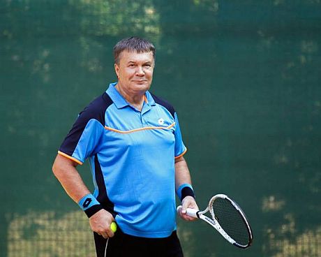 Янукович на корте