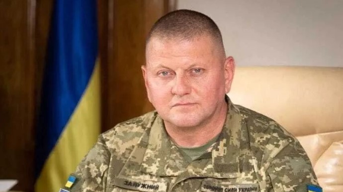 Залужный показал схему утренних ударов врага по Украине