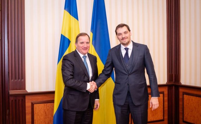 Гончарук і прем'єр Швеції обговорили укладання промислового безвізу з ЄС