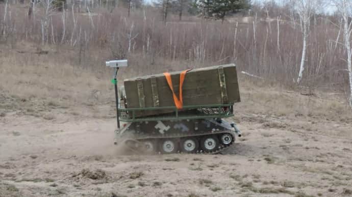 Ukraine's Defence Ministry approves unmanned transport vehicle for use in army