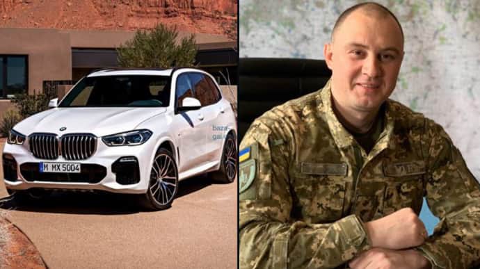 Глава военной прокуратуры Днепра приобрел BMW X5, чтобы в случае опасности вывезти родных из города