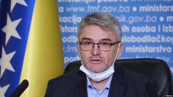 Боснійський міністр помер від коронавірусу