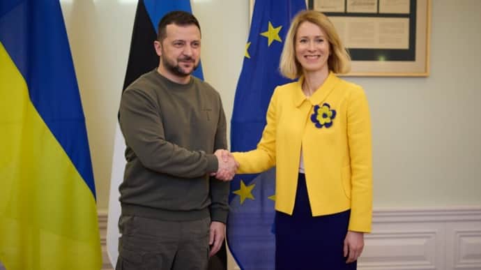 Zelenskyy discusses work on security agreement with Estonian PM