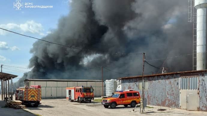 В Кропивницком произошел пожар на предприятии Химрезерв: погиб человек