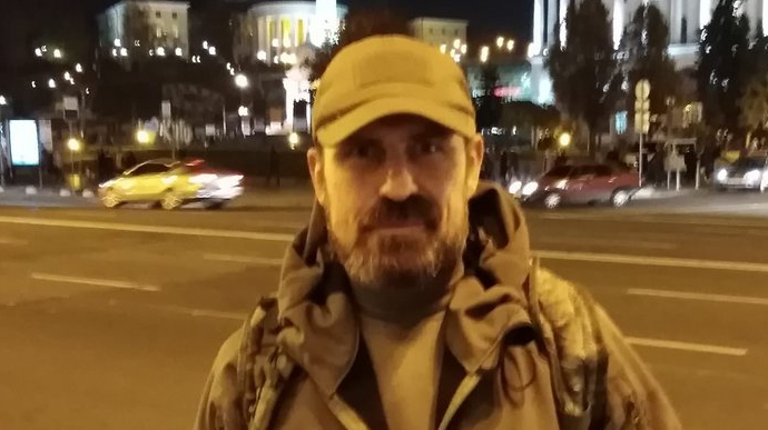 Фронтовик ООС поджег себя на Майдане: он в коме