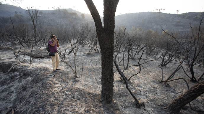 Пожар на юге Испании: есть первые жертвы, огонь уничтожил 3600 гектаров