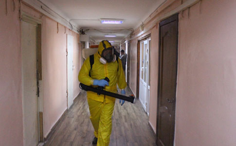 В Киеве снова дезинфицировали общежитие, где жил студент с коронавирусом