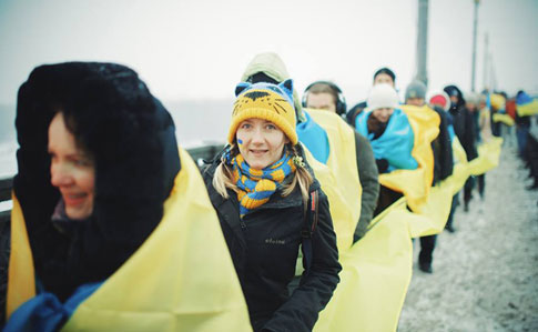 На День Соборності в Україні йтиме дощ із мокрим снігом