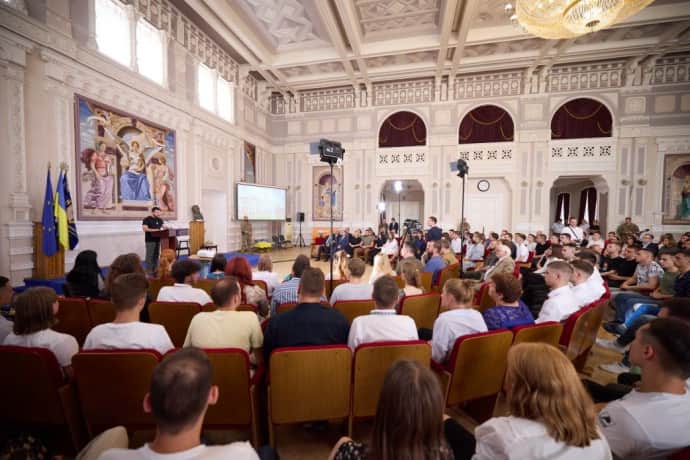 Володимир Зеленський виступив перед студентами КПІ