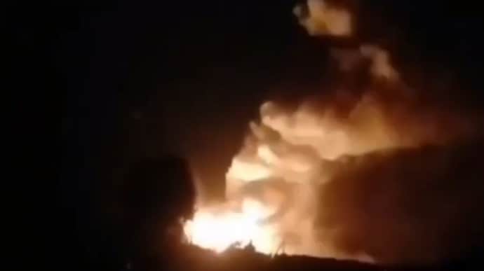 Ukrainian drones hit ammunition depot in Russia's Voronezh Oblast