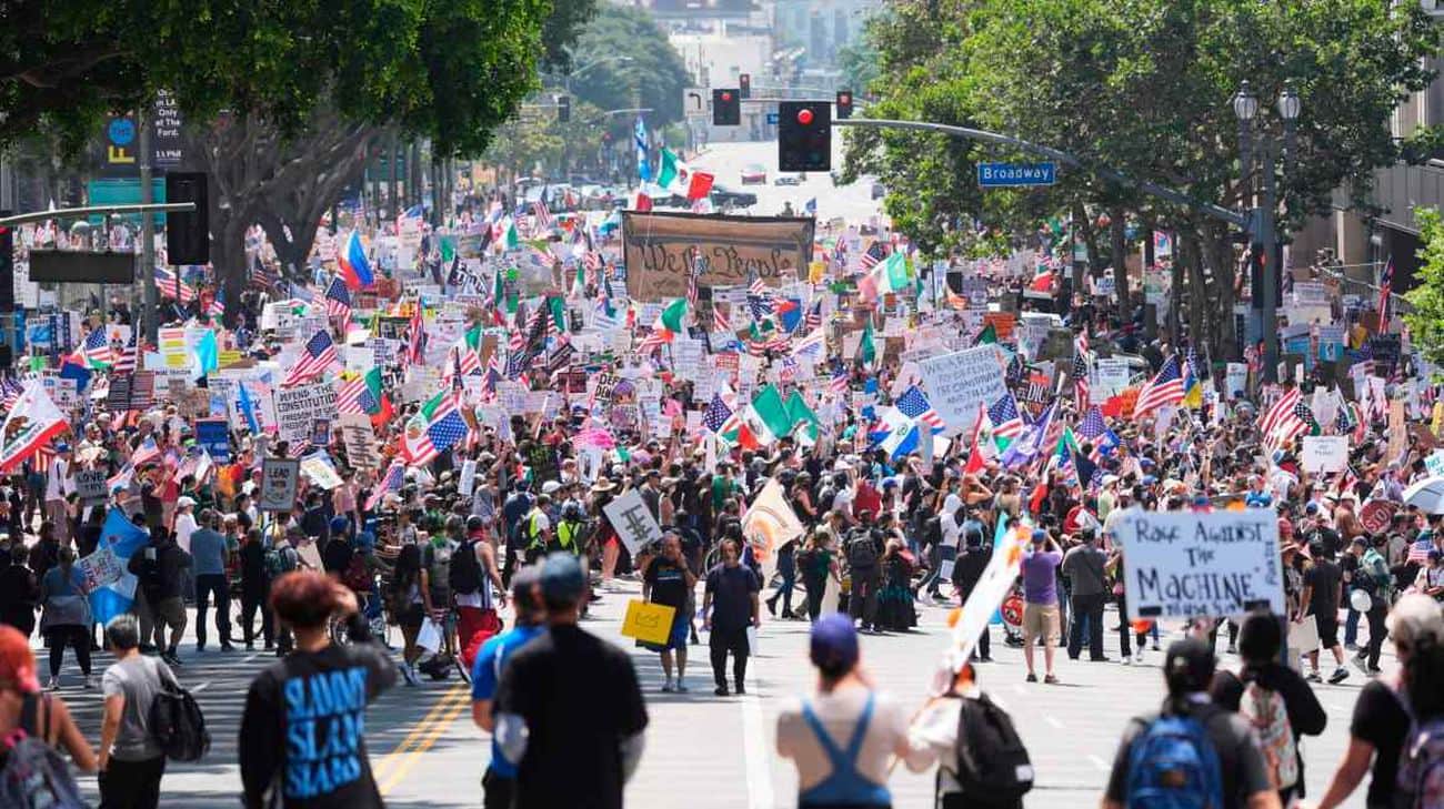 Tens of thousands of Americans have gone on protest against Trump’s policy