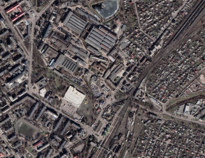 Супутниковий знімок ТЦ 