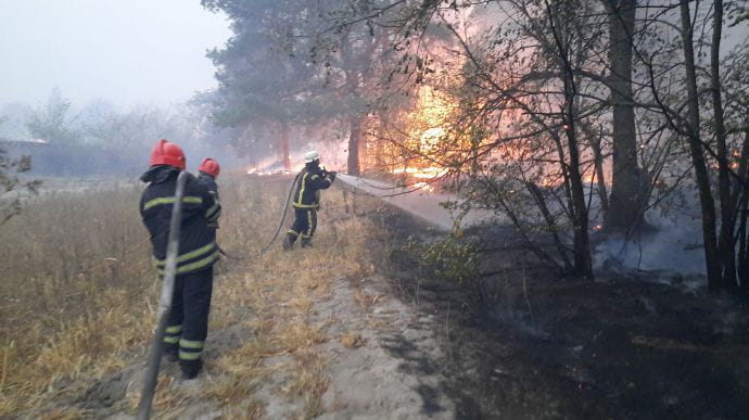 Шмигаль полетів на Луганщину, де погода ускладнює гасіння масштабних пожеж