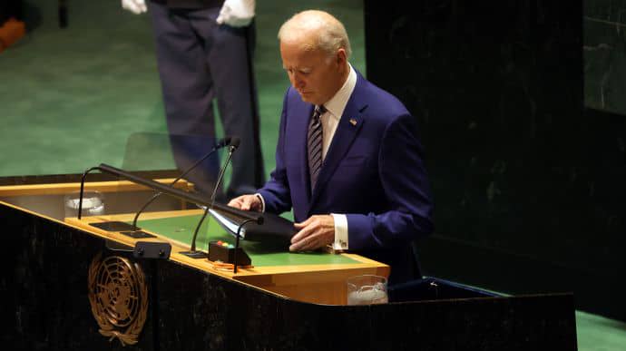 Поступки для Росії щодо України неприпустимі – Байден в Генасамблеї ООН 
