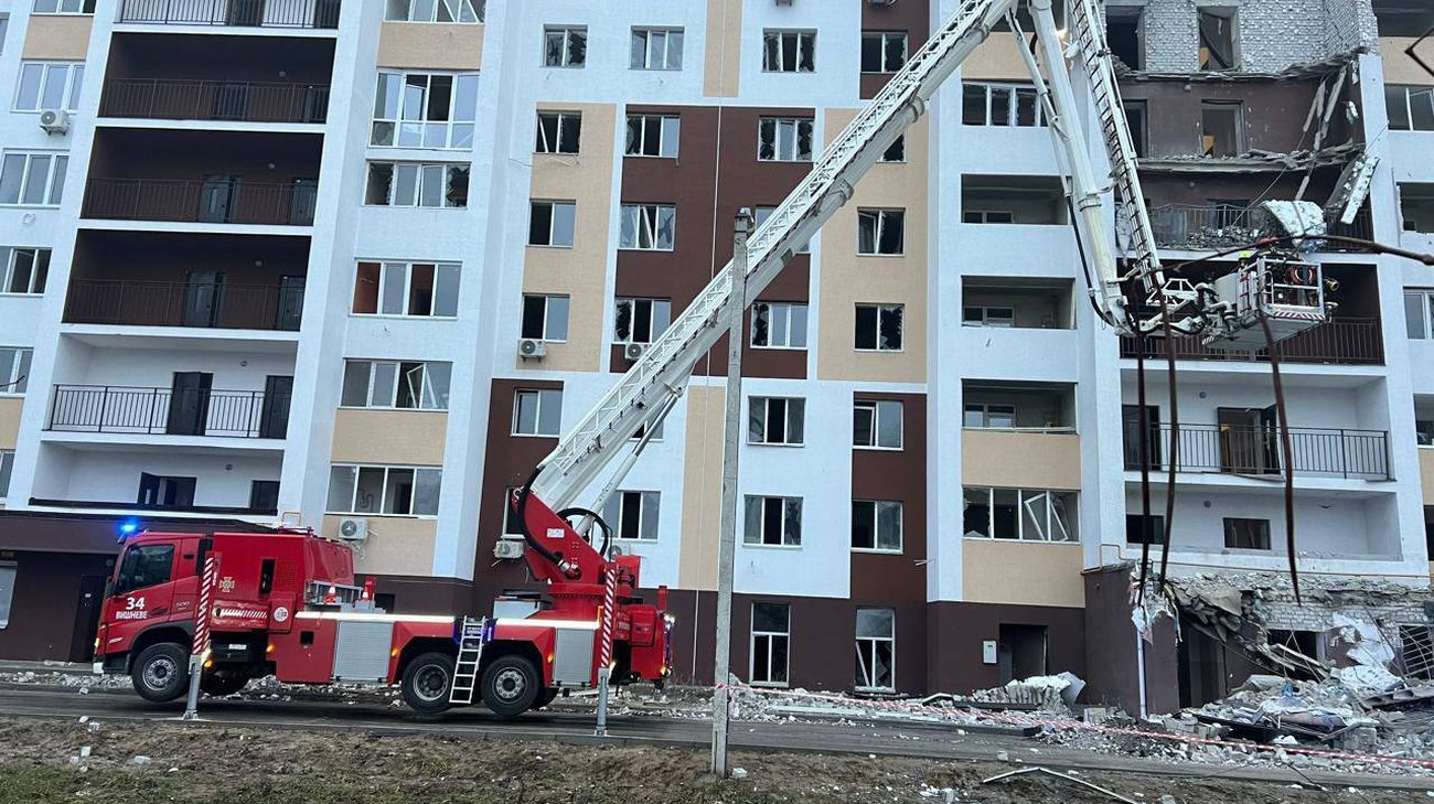 Overnight Russian drone attack on Kyiv Oblast: child injured, three apartment buildings damaged