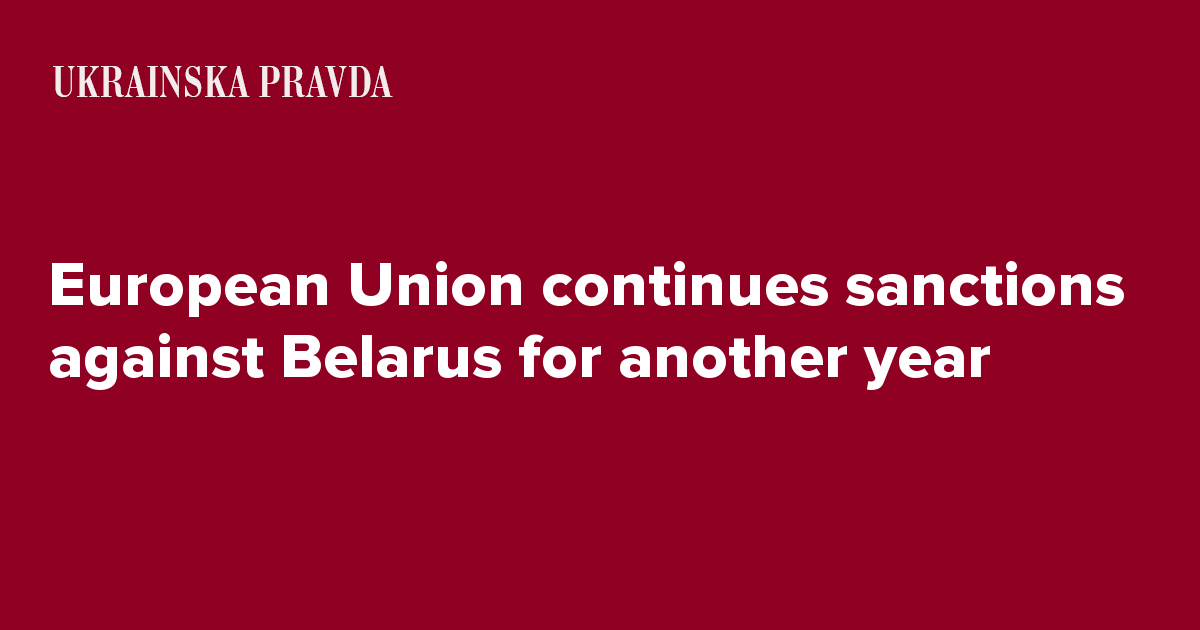 European Union Continues Sanctions Against Belarus For Another Year   7391259 Fb Image Eng 2023 02 27 19 55 23 