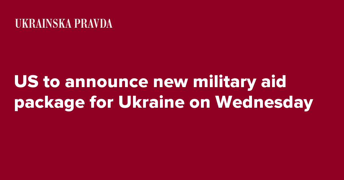 US To Announce New Military Aid Package For Ukraine On Wednesday ...