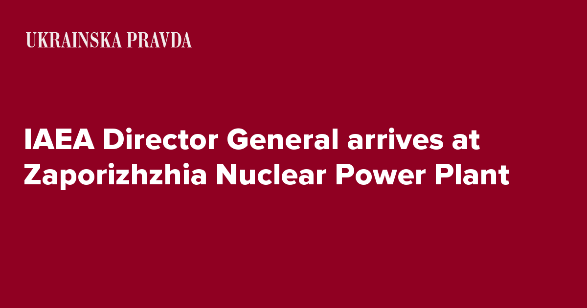 IAEA Director General Arrives At Zaporizhzhia Nuclear Power Plant ...