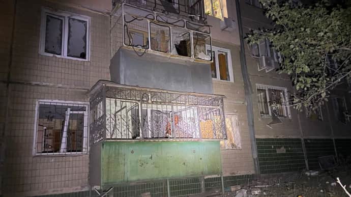 Russians attack Dnipropetrovsk Oblast, injuring woman, damaging infrastructure, power lines and gym – photos
