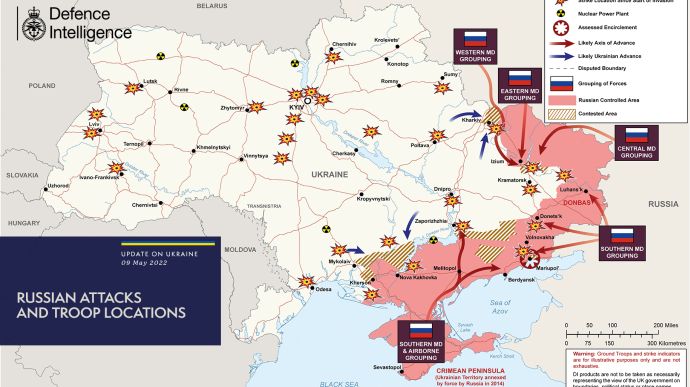 Розвідка Британії: РФ недооцінила опір України, це призвело до непосильних втрат