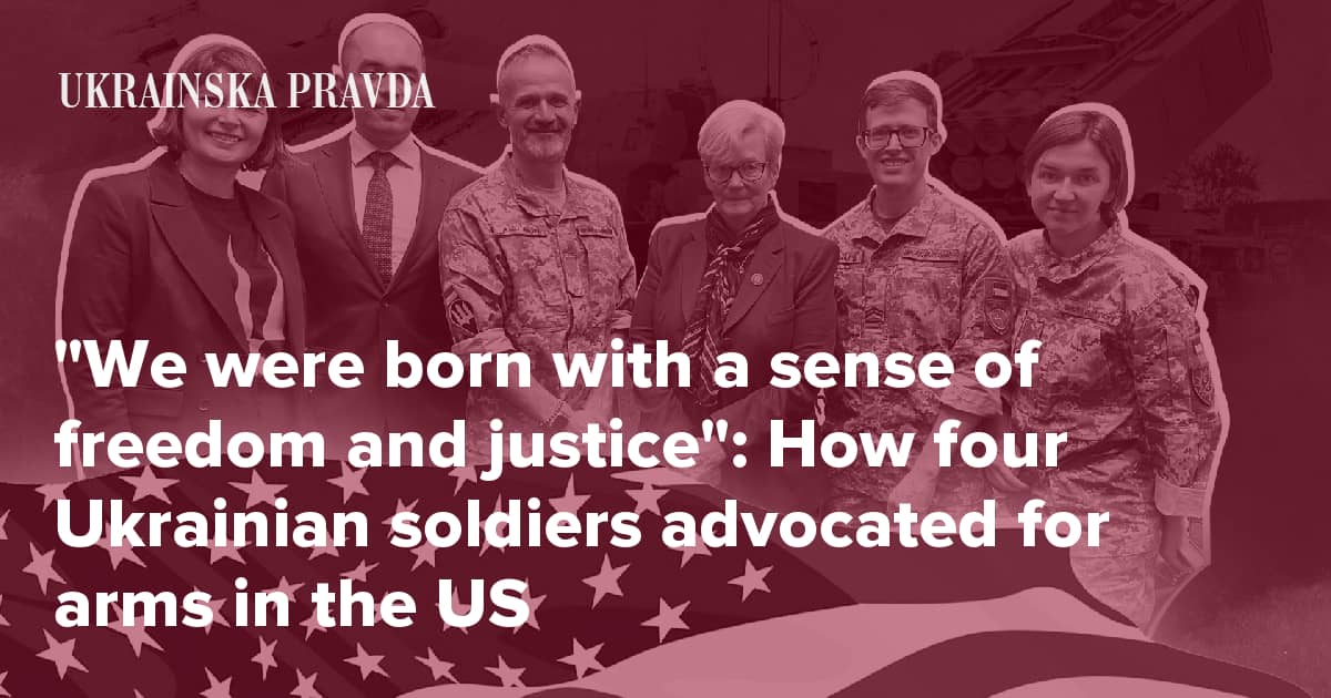 How four Ukrainian soldiers advocated for arms in the US