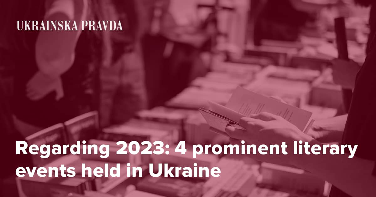 2023 in Review 4 Noteworthy Bookish Events Hosted in Ukraine