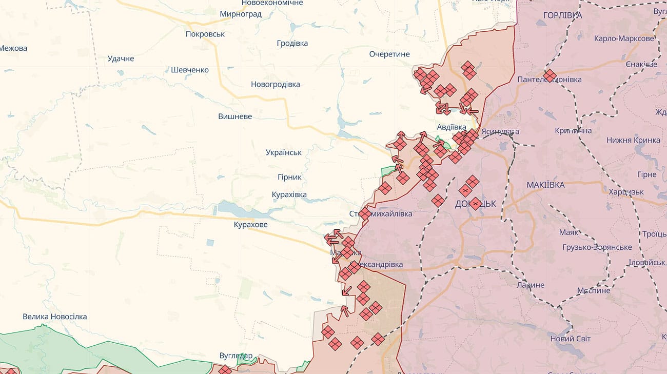 UK Intelligence Comments On Russia's Offensive Efforts In Avdiivka In ...