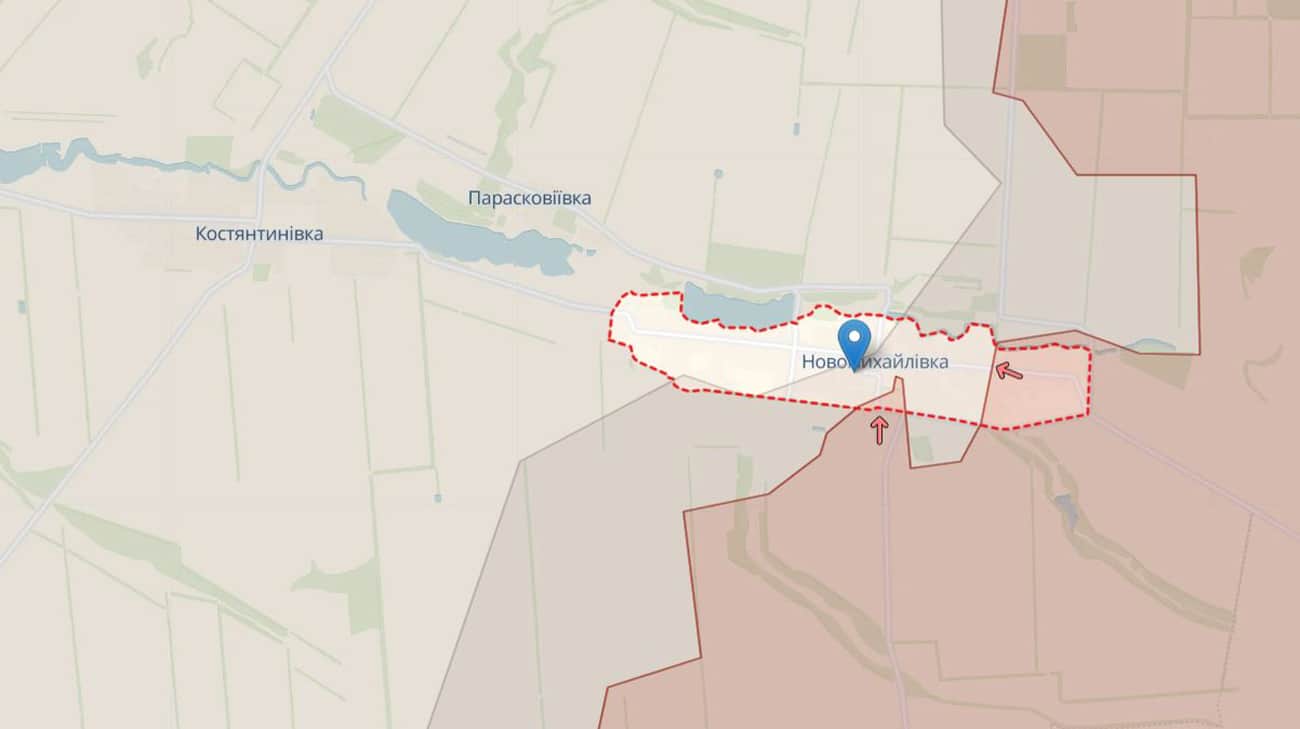 Russian forces step up their activity near Novomykhailivka | Ukrainska ...